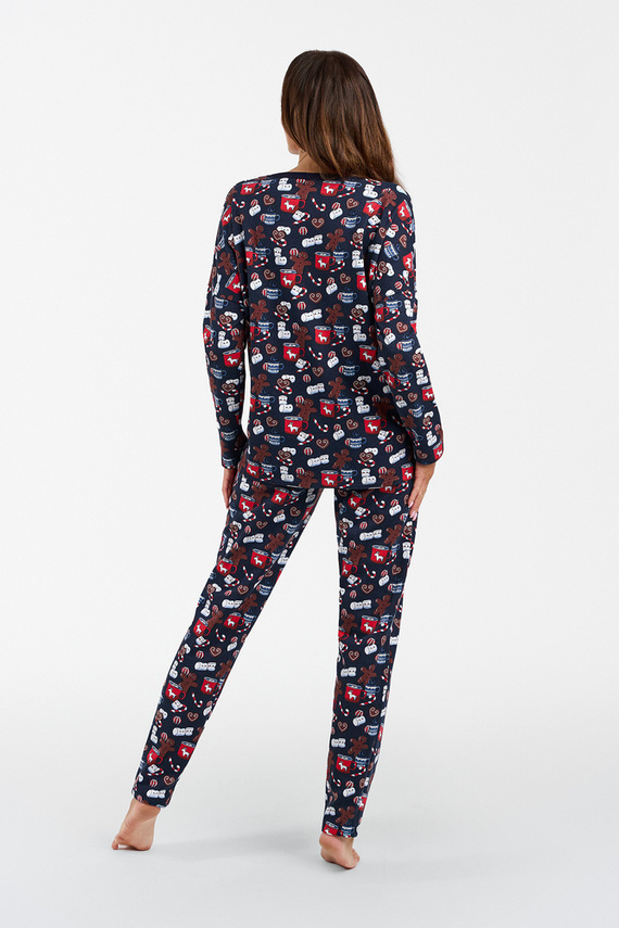 Cookies Pigiama da donna a maniche lunghe e pantaloni lunghi Moda italiana - stampa