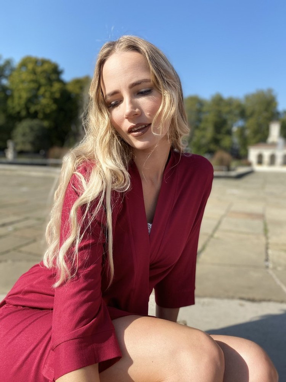 871 Visa Vestaglia da donna Forex - Amaranto