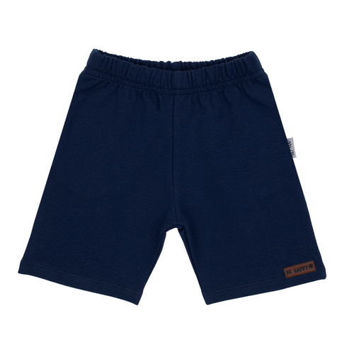 169515 Pantaloncini corti Nicol per bambini - unisex, cotone con elastan, confortevoli, produzione polacca - blu navy