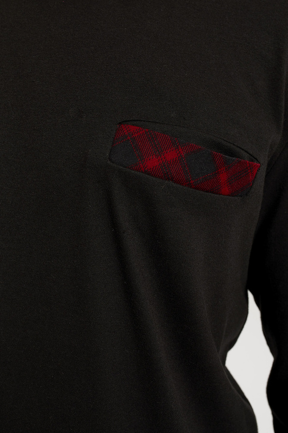 Pigiama da uomo Zeman Italian Fashion - nero/stampa