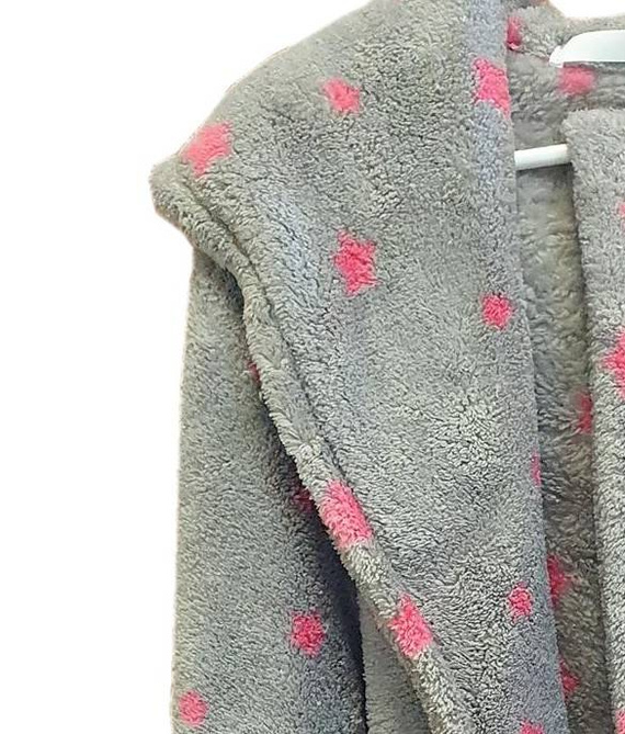 673 Accappatoio corto da donna Stars Forex - grigio