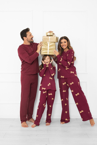 Kwadro Pigiama da donna Moda italiana - cotone, manica lunga e pantaloni