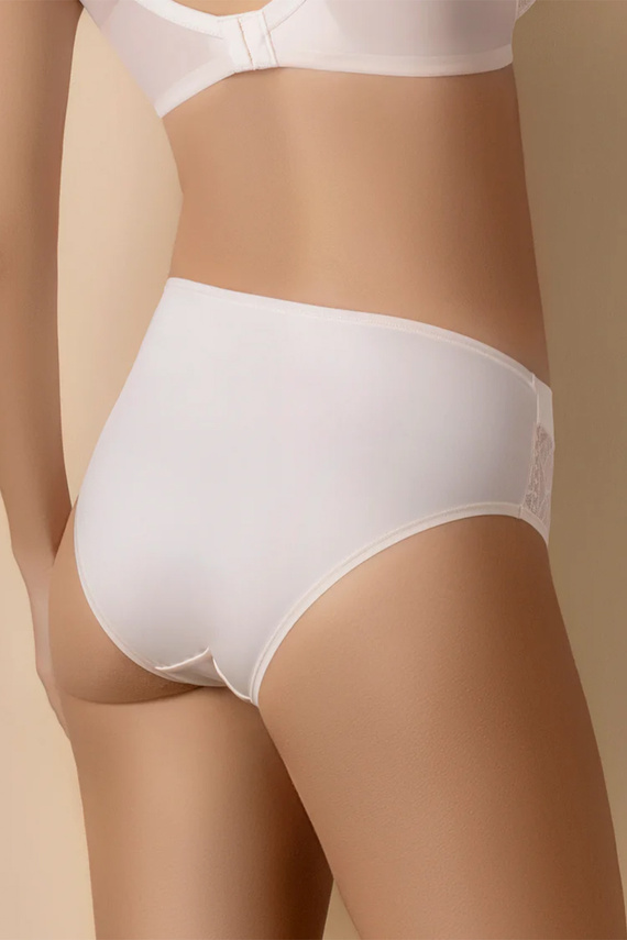 MARA 3138 Selene Slip Rosa Vita Alta in Pizzo Modellante