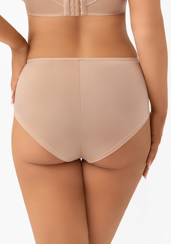 Slip Lotta F007 Gorsenia a vita alta in microfibra con ricamo