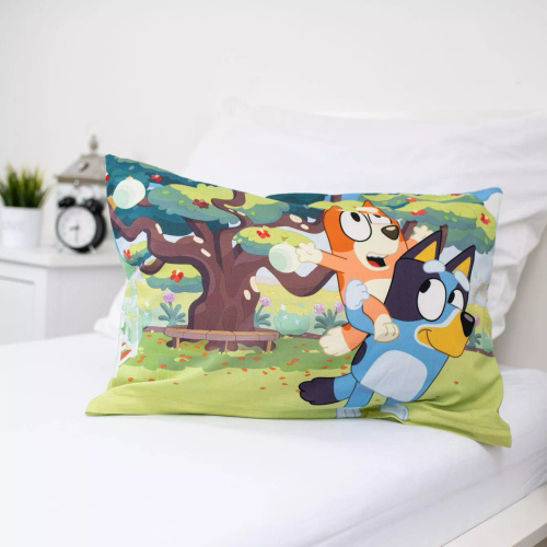 Biancheria da letto in cotone 100x135 Bluey 061 Blu 40x60 Jerry Fabrics