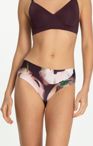 Slip Velvet Bloom Simple Classic Donna di Julimex - stampa floreale, senza cuciture