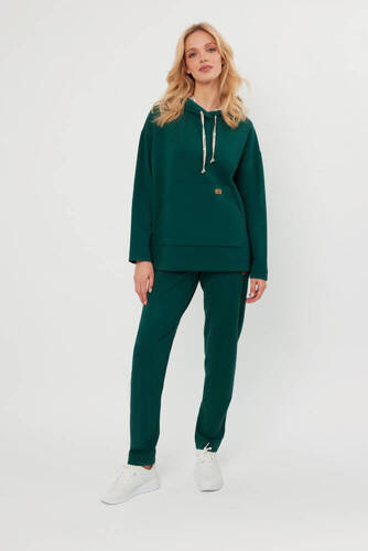 Lagos Felpa con cappuccio da donna Moda italiana - c. verde