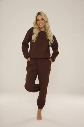 812 Tuta da ginnastica Indigo Forex donna - cioccolato