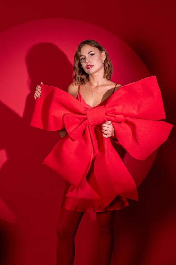 758 Cordelia Camicia da donna De Lafense - rosso