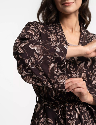 Moraj PDSZ3400 accappatoio donna cappuccino – 100% viscosa