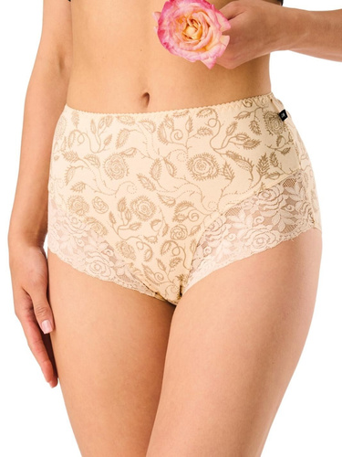 Figi LPF 599 Key beige-mocca maxi bikini – Comfort ed eleganza in cotone di alta qualità