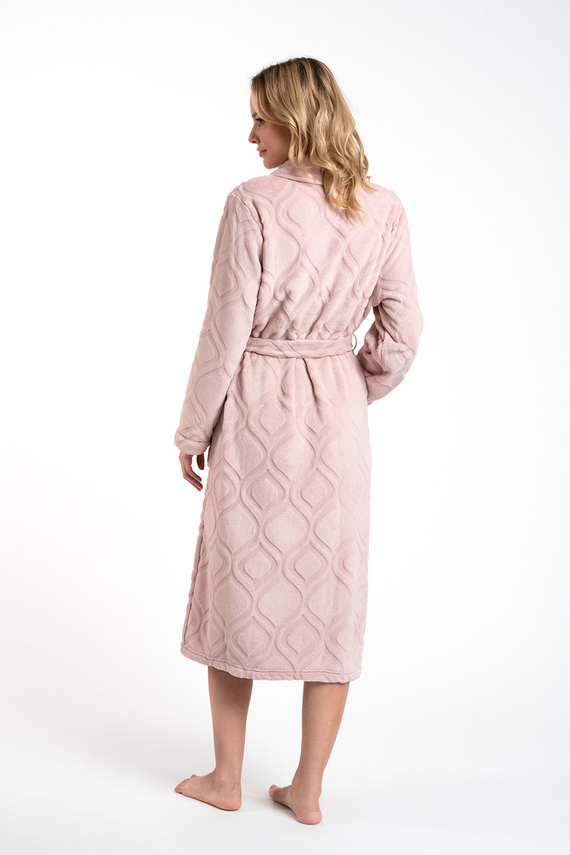 Morena Accappatoio in pile da donna Іtalian Fashion - rosa cipria