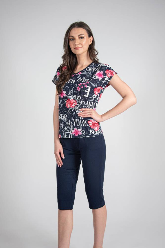 676 Pigiama da donna con suola Forex - blu navy