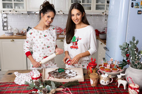 Pigiama donna Samantha Sensis -ecru