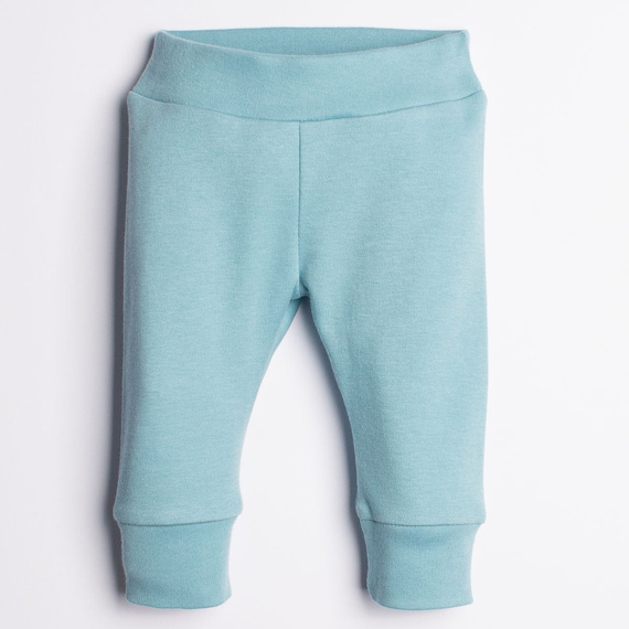 Pantaloni neonato Figo Nicol blu 100% cotone per bambino