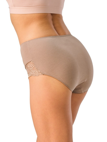 Slip donna Key LPF 111 in cotone con pizzo e vestibilità comfort