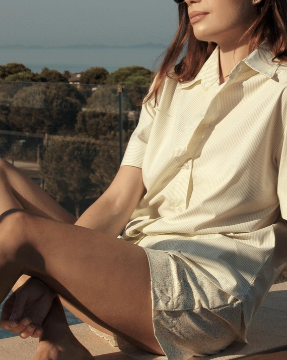 Pigiama donna Sensis Ophelia lime – estivo, 100% cotone