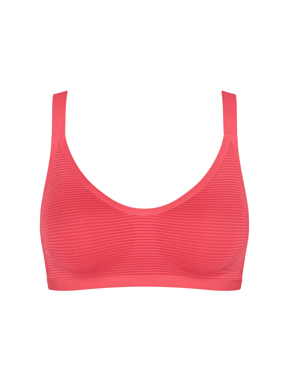 Bralette sloggi ZERO Feel Air senza cuciture, leggera flamingo