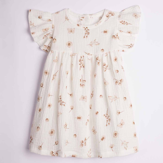 Nicol 224250 Abito in Mussola per Bambina 100% Cotone per l'Estate