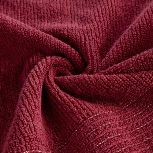 Set di 3 asciugamani Eurofirany 500 GSM cotone in confezione premium bordeaux
