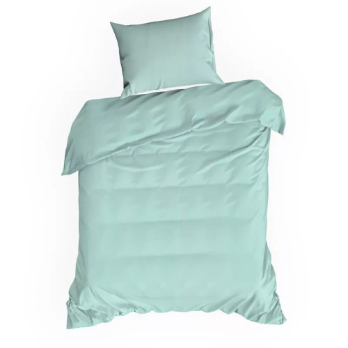 Biancheria da letto MI in microfibra Eurofirany morbida con cerniera 100% poliestere verde