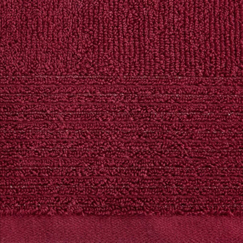 Set di 3 asciugamani Eurofirany 500 GSM cotone in confezione premium bordeaux
