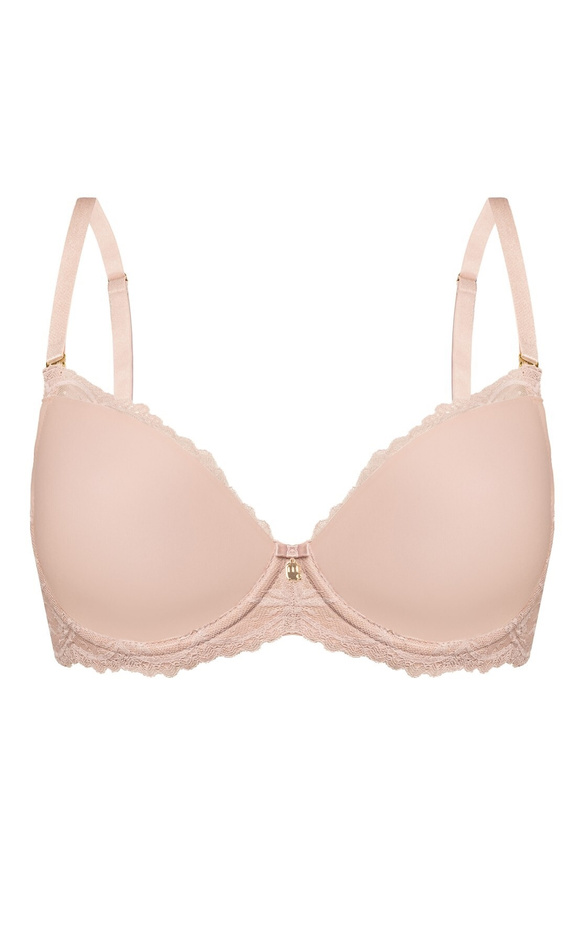 Reggiseno Push-Up Pepite II BP37 mefemi by Nipplex Pizzo Beige