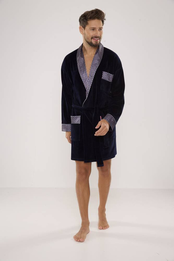 772 Vestaglia da uomo Bonjour in forex - blu navy