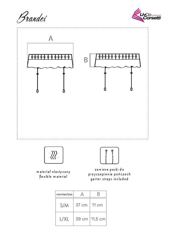 Brandei LC 90522-1 LivCo Corsetti Reggicalze moda