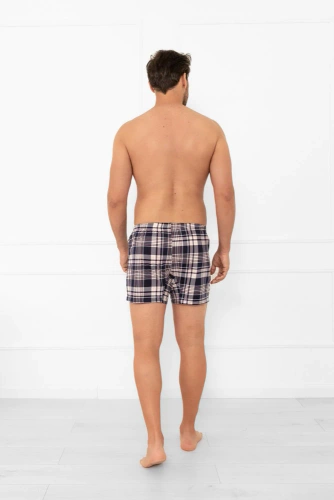 Brit boxer da uomo Moda italiana - cotone, a quadri, classico