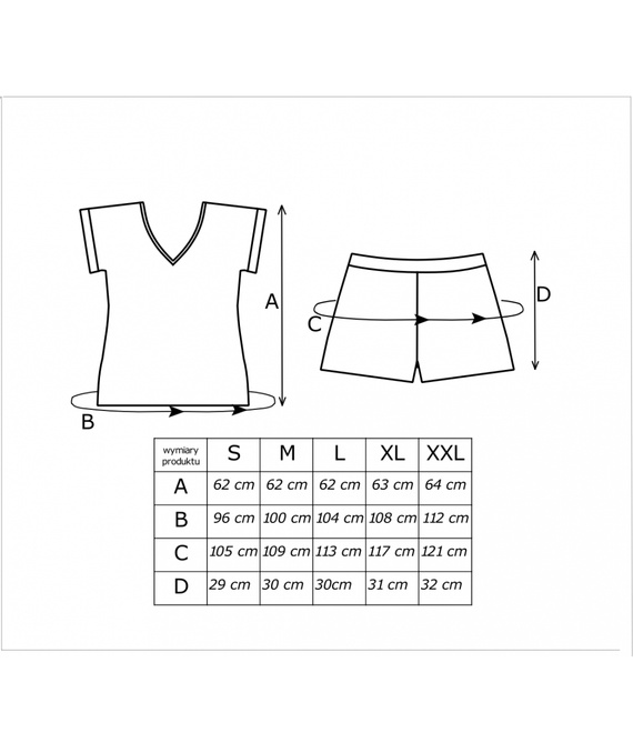 Pigiama Melisa Short Donna viscosa floreale