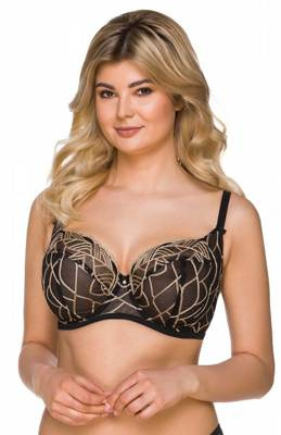 2212 Reggiseno morbido Lupoline - nero - oro