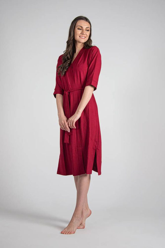 942 Visa Vestaglia lunga De Lafense - marrone