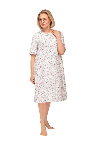 Camicia da notte Martel Basia I 263 cotone morbida comoda con bottoni