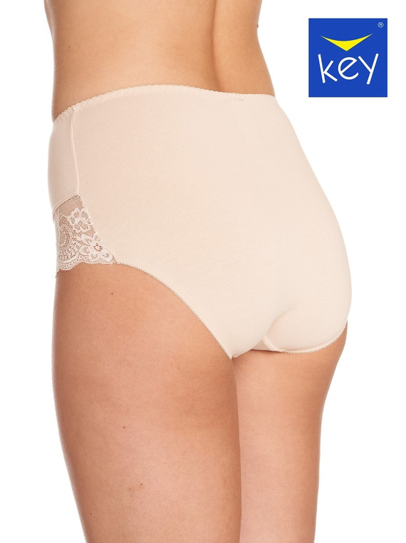 Slip donna Key LPF 111 in cotone con pizzo e vestibilità comfort