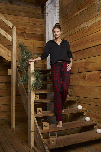 Ordesa Pantaloni del pigiama Moda italiana- stampa