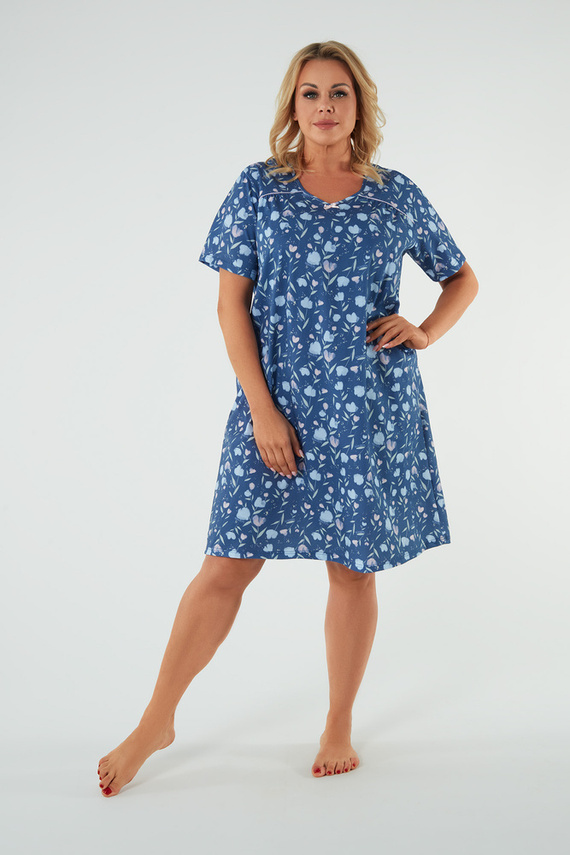 Camicia da notte Agalia, manica corta Moda italiana - stampa