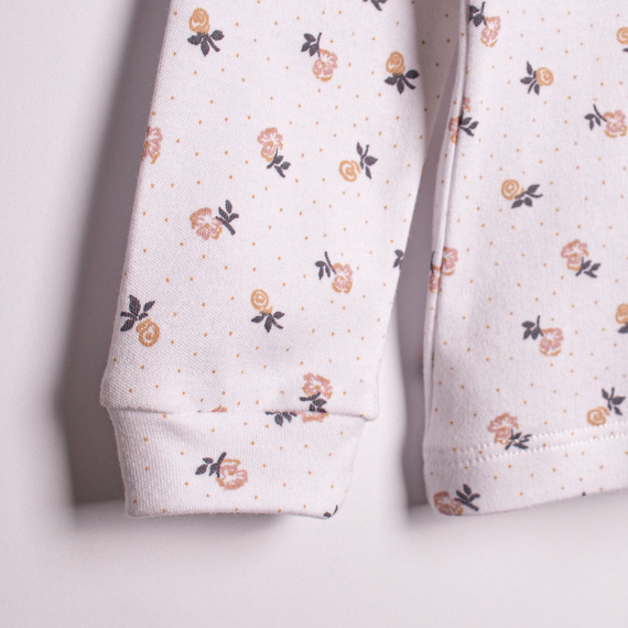 Nicol 220036 pigiama bambina 100% cotone morbido comodo fiori