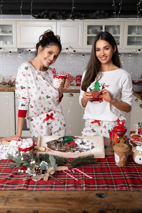 Pigiama donna Samantha Sensis -ecru