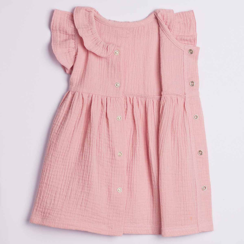 Nicol 224246 Abito in Mussola per Bambina 100% Cotone per l'Estate