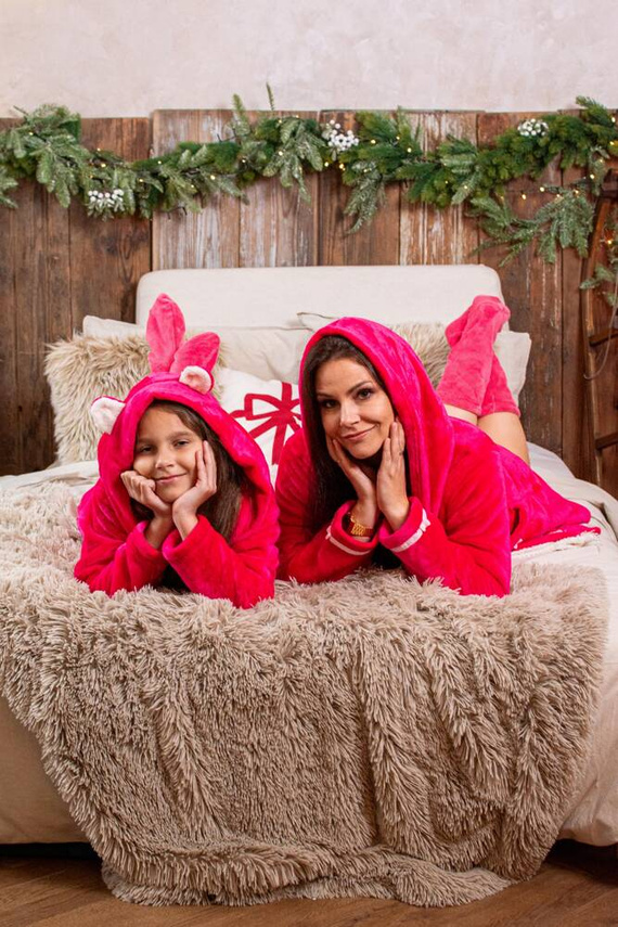 730 Accappatoio per bambini Serena Forex - lampone