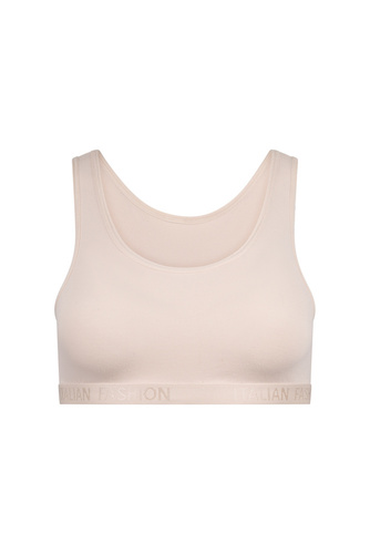 Nikola Reggiseno per bambine, spalline larghe Moda italiana - azzurro polvere