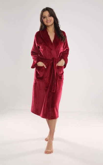 628 Accappatoio da donna Abigail Long Forex - marrone