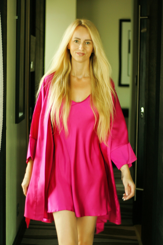 Panama Vestaglia da donna Podomka Kalimo - fucsia