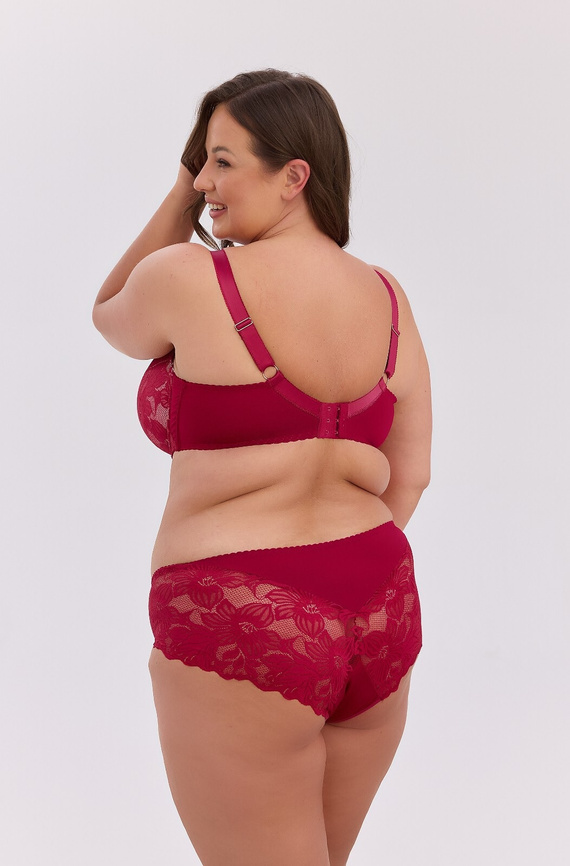Gaia Mary BSM 1372 Reggiseno Semi Soft Maxi con Ferretto Bordò