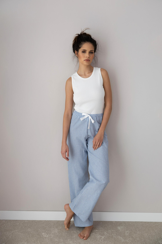 Pigiama da donna Sensis Dagna - blu crema