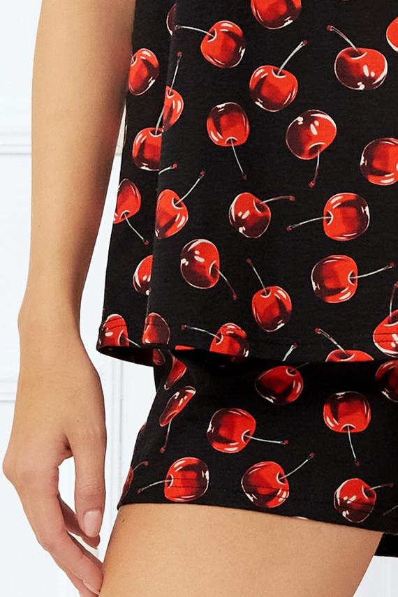 Cherry Pigiama da donna a fascia stretta, pantaloni corti Moda italiana - stampa