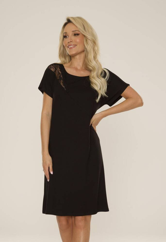 737 Camicia da notte Velar Forex - nero