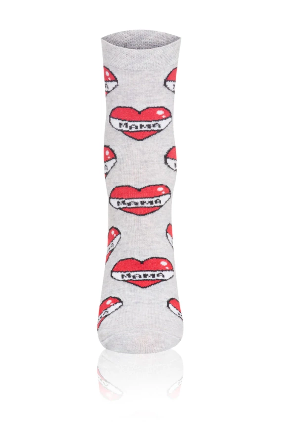 S122D Mamma Calze lunghe Moda Italiana - grigio