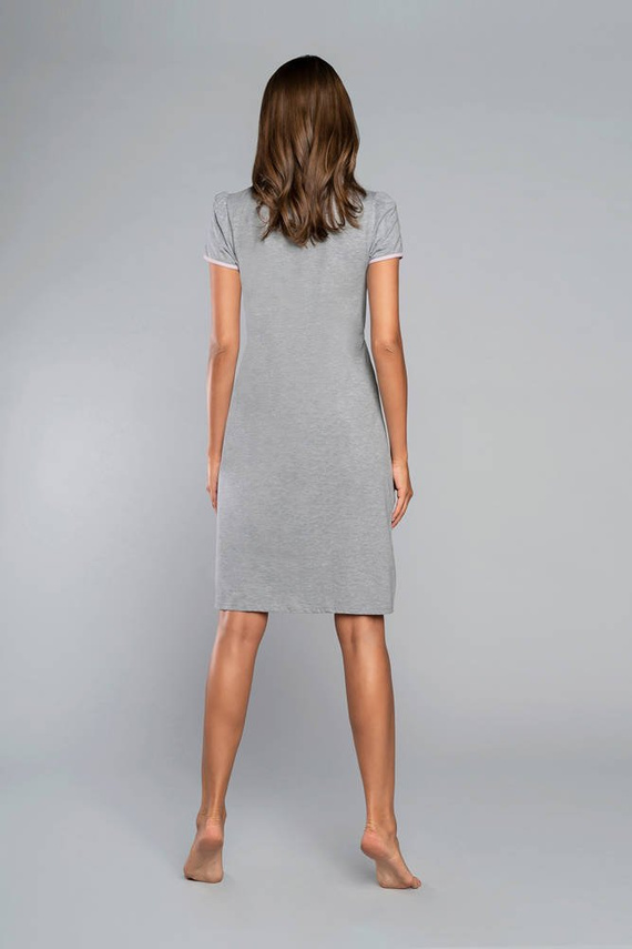 Carlina Chemise gravidanza e allattamento Moda italiana - melange/rosa